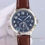 Swiss Replica Patek Philippe Calatrava Pilot Travel-Time Dial Watch Cal.324SC FUS